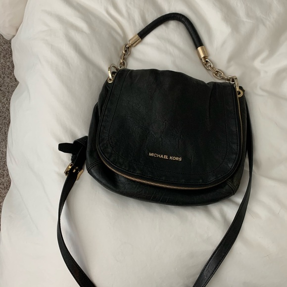 Great leather saddlebag crossbody style. Hardware shows some sign of wear. - Picture 1 of 5